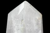 Polished, Rutilated Quartz Crystal Point - Madagascar #80771-2